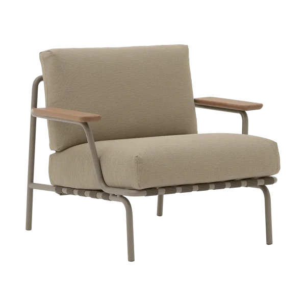 Muuto Settle lounge chair Ribbed Weave 5 Taupe