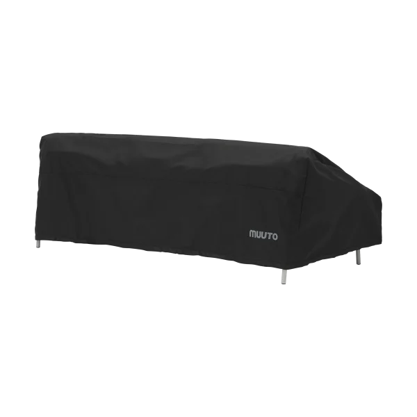 Muuto Settle Outdoor protective cover for 3-seater sofa Black