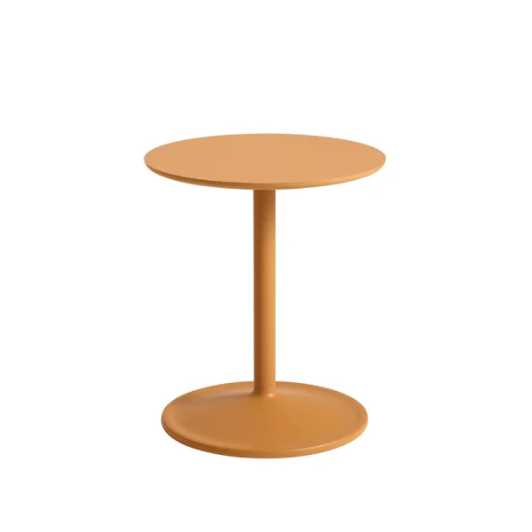 Muuto Soft side table Ø41cm Orange laminate H: 48 cm