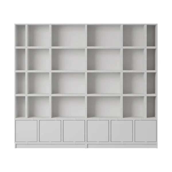 Muuto Stacked storage system Bookcase Configuration 1 Grey