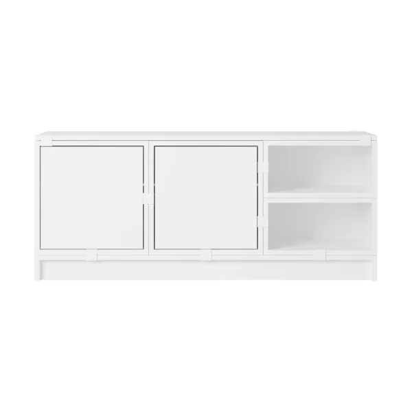 Muuto Stacked storage system hallway configuration 2 White