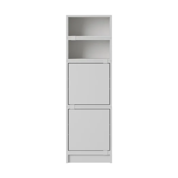 Muuto Stacked storage system office configuration 4 Grey