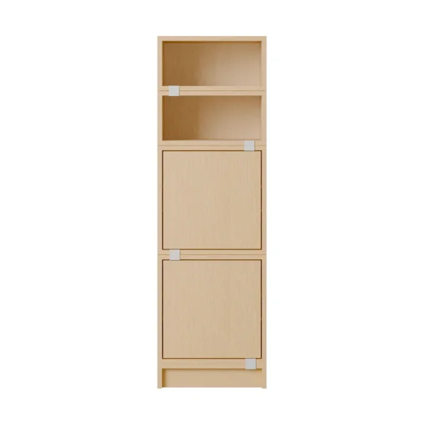 Muuto Stacked storage system office configuration 4 Oak
