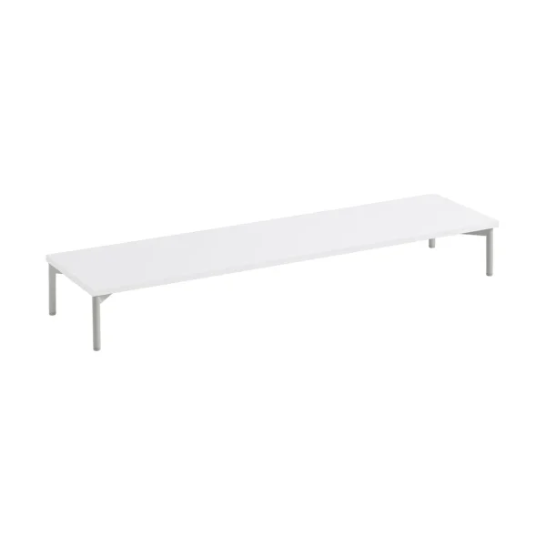 Muuto Stacked storage system podium w. tube base White-grey