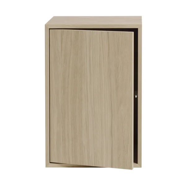 Muuto Stacked storage system with door large Oak