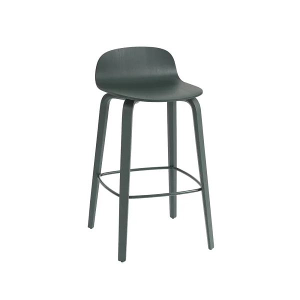 Muuto Visu barstool 65 cm Dark green-dark green
