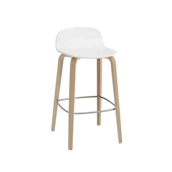 Muuto Visu barstool 65 cm White-oak