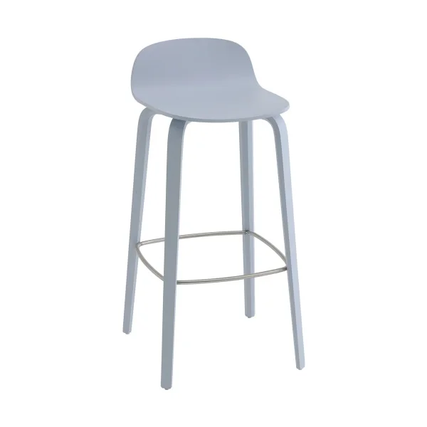 Muuto Visu barstool 75 cm Light blue