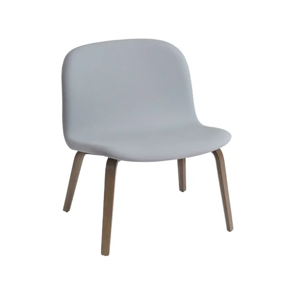 Muuto Visu lounge chair upholstered chair Steelcut 120-brown stained oak