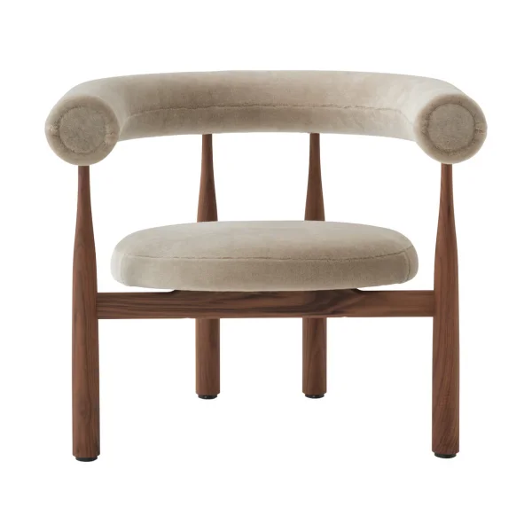 New Works Bukowski Lounge Chair Walnut, Rest 23