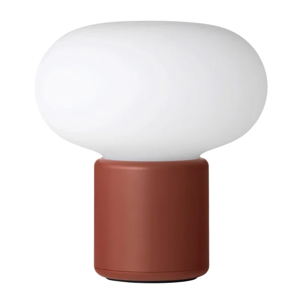 New Works Karl-Johan table lamp portable Earth red