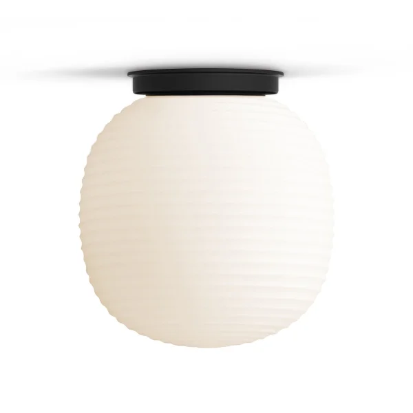 New Works Lantern ceiling lamp medium Frosted white opal glass