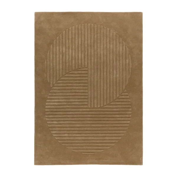 NJRD Levels Circles wool rug Beige, 200x300 cm