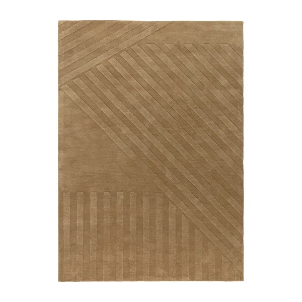 NJRD Levels Stripes wool rug Beige, 200x300 cm