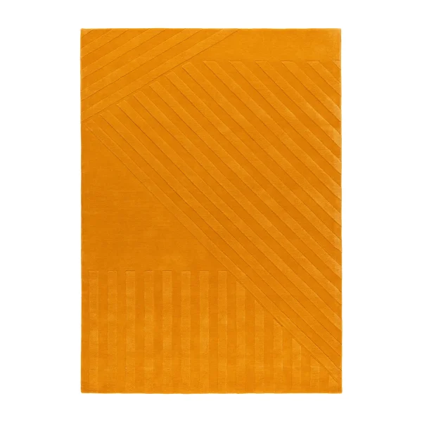 NJRD Levels Stripes wool rug Yellow, 200x300 cm