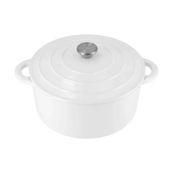 Nordwik Nordwik cast iron pot round 5 l White