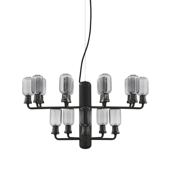 Normann Copenhagen Amp chandelier grey-black