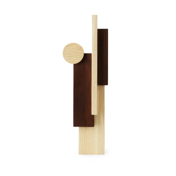 Normann Copenhagen Join sculpture large Ash-carbonized ash