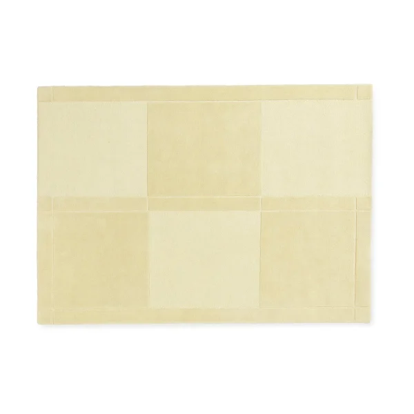 Normann Copenhagen Level wool rug Light yellow, 250x350 cm