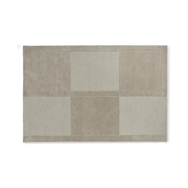 Normann Copenhagen Level wool rug Warm grey, 200x300 cm