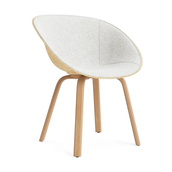 Normann Copenhagen Mat Armchair armchair front upholstered Hallingdal 110-hemp-beech