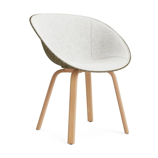 Normann Copenhagen Mat Armchair armchair front upholstered Hallingdal 110-seaweed-beech