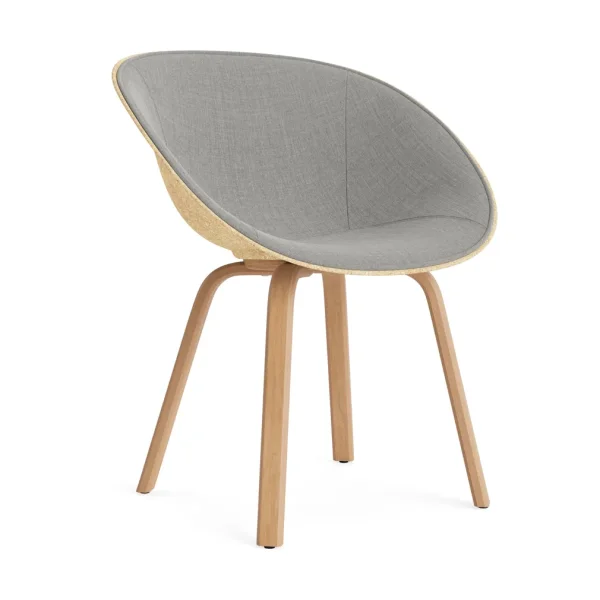 Normann Copenhagen Mat Armchair armchair front upholstered Remix 133-hemp-beech