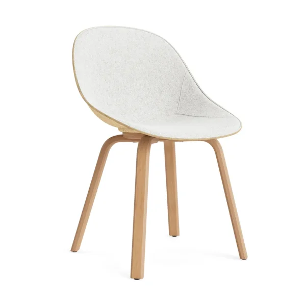 Normann Copenhagen Mat Chair chair front upholstered Hallingdal 110-hemp-beech