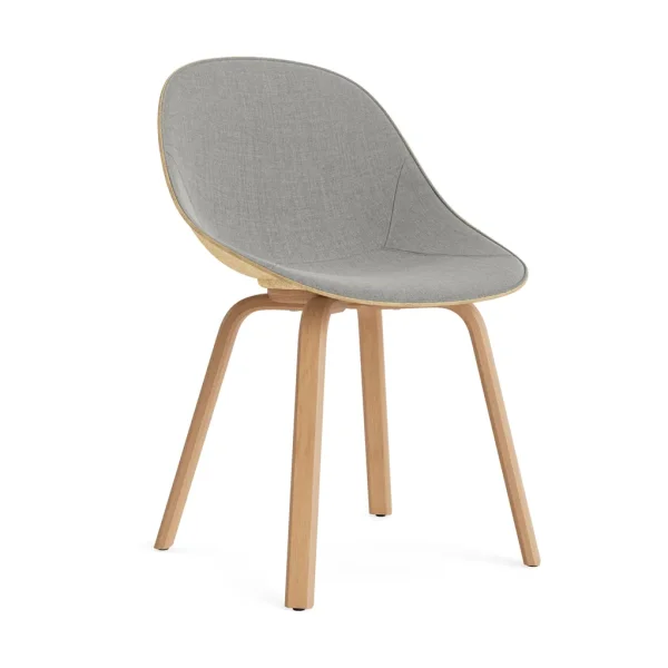 Normann Copenhagen Mat Chair chair front upholstered Remix 133-hemp-beech