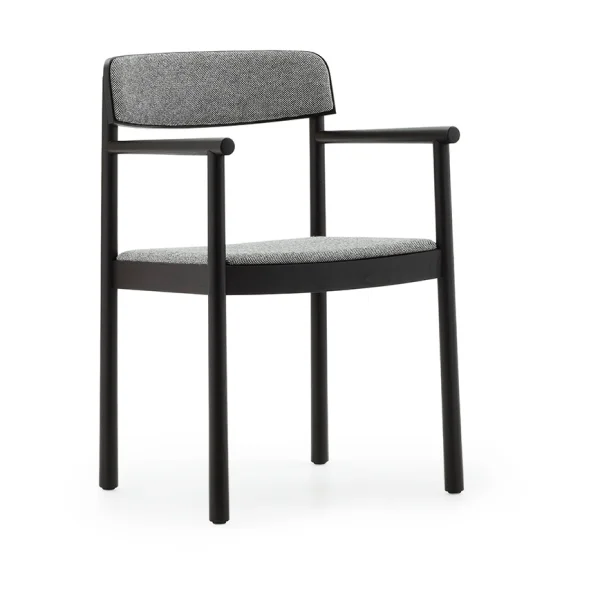 Normann Copenhagen Timb armchair Black ash-Hallingdal 166