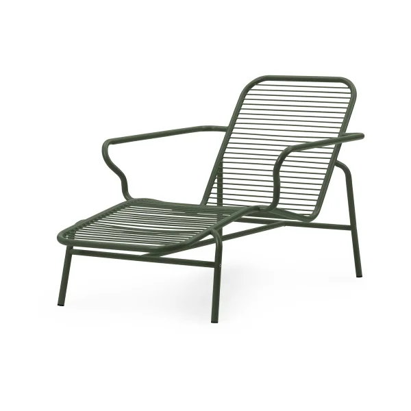 Normann Copenhagen Vig Chaise Lounge sunbed Green