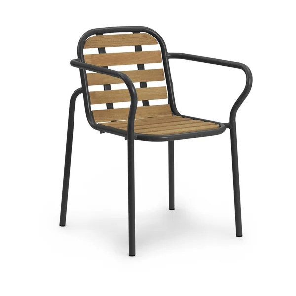Normann Copenhagen Vig Robinia armchair Black