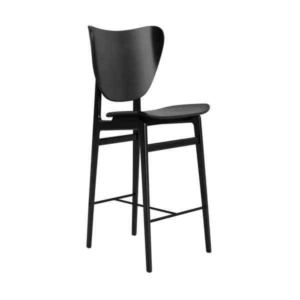 NORR11 Elephant bar stool Black, 65 cm
