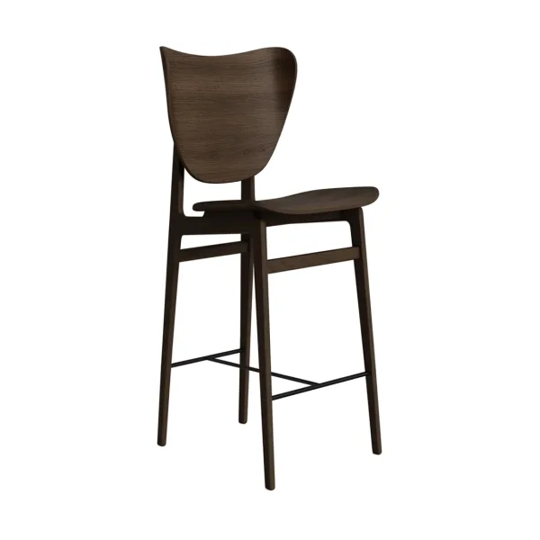 NORR11 Elephant bar stool Dark smoked, 65 cm