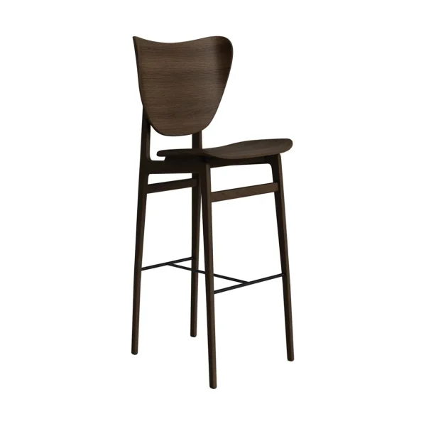 NORR11 Elephant bar stool Dark smoked, 75 cm
