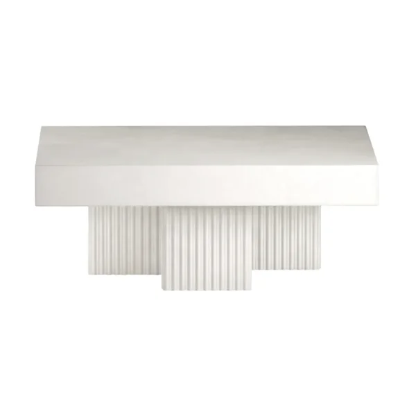 NORR11 Gear coffee table Chalk, 100x100 cm