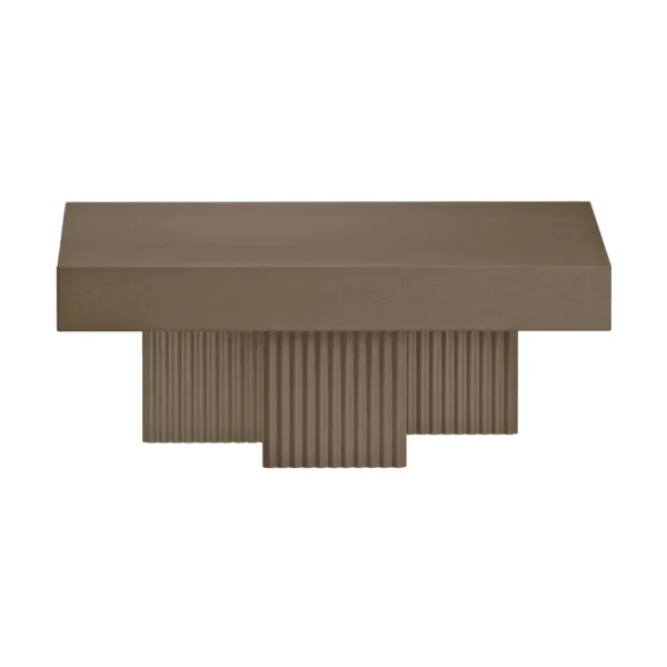 NORR11 Gear coffee table Clay, 100x100 cm