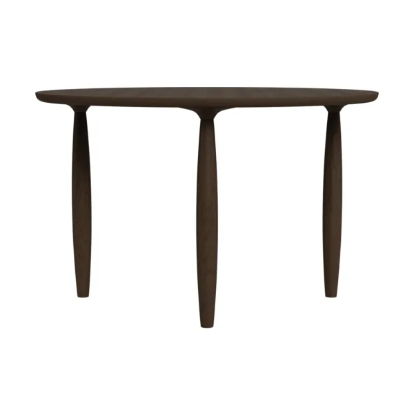 NORR11 Oku dining table Dark smoked oak, Ø120 cm