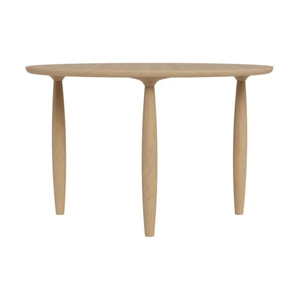 NORR11 Oku dining table Natural oak, Ø120 cm