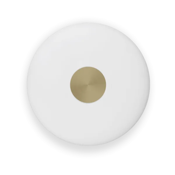 Northern Glint wall lamp Ø36 cm Opal glass white