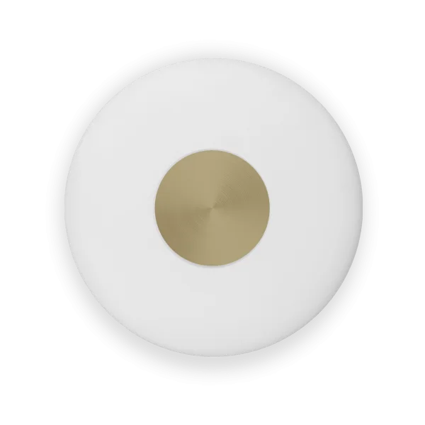 Northern Glint wall light Ø25 cm Opal glass white