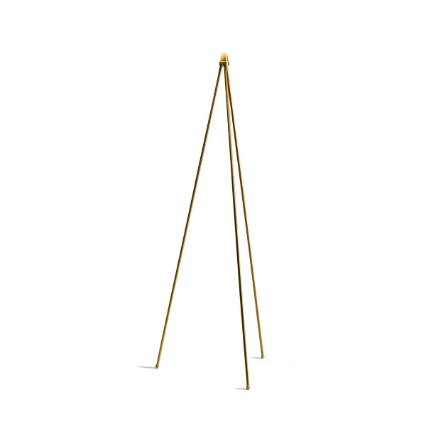 Northern Oslo Wood floor lamp - base Gold