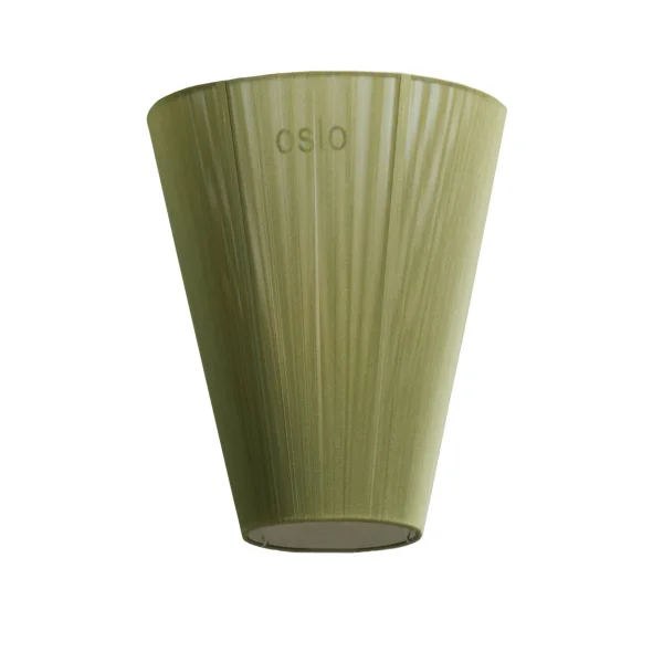 Northern Oslo Wood floor lamp shade olive green