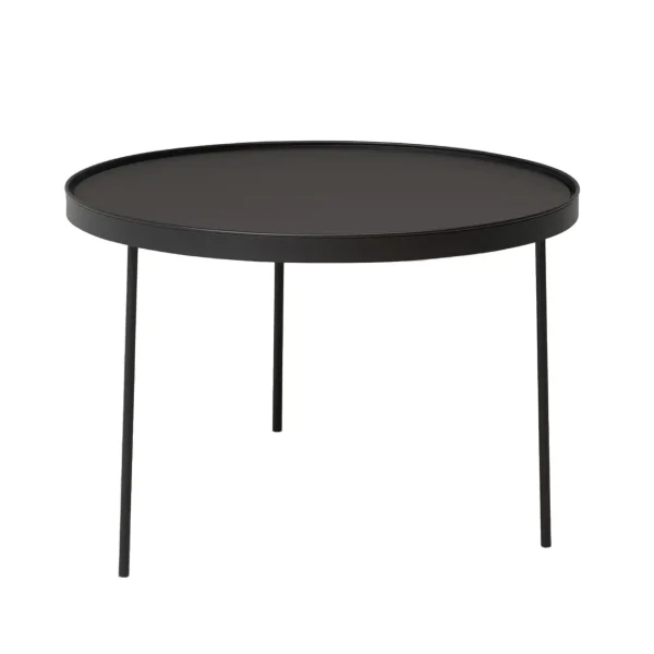 Northern Stalk coffee table black large Ø74 cm H:50 cm Stalk coffee table black large Ø74 cm H:50 cm