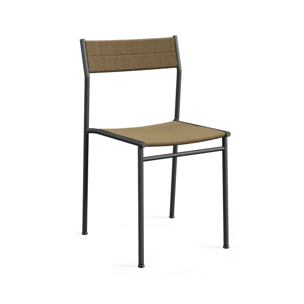 Northern Vev chair Black-brown rope