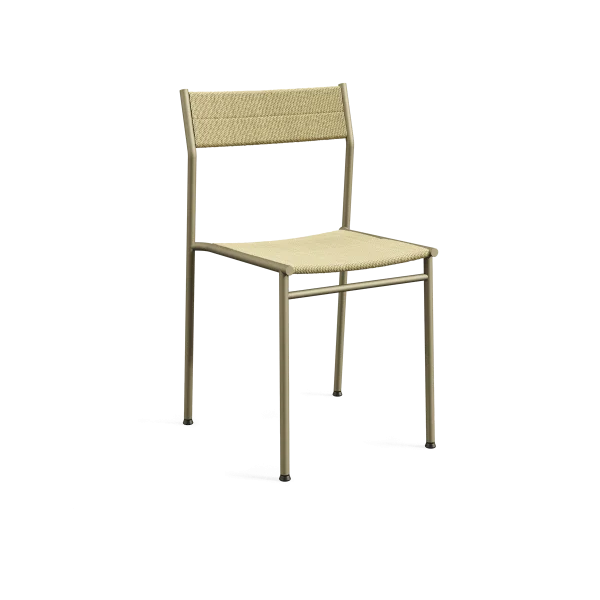Northern Vev chair Grey beige-natural rope