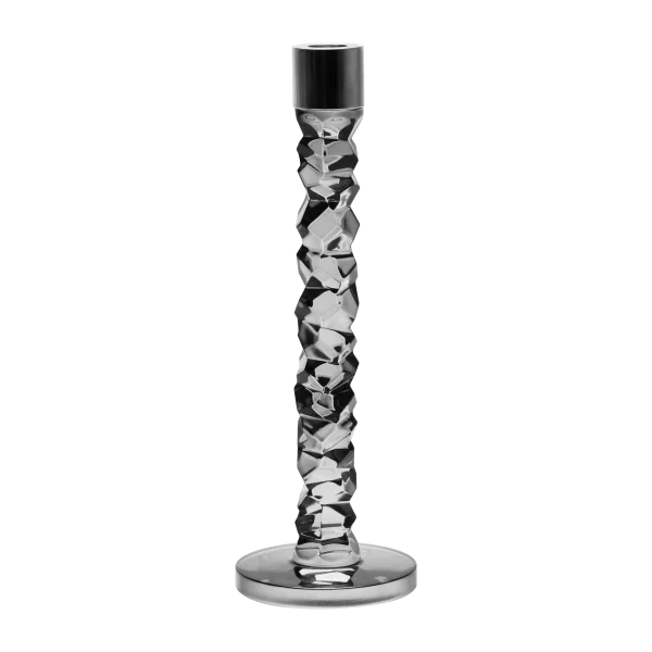Orrefors Carat candle sticks antracit 297 mm