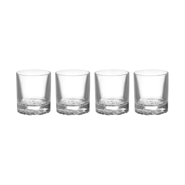 Orrefors Carat old fashioned glass 21 cl 4-pack Clear