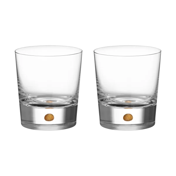 Orrefors Intermezzo double old fashioned 40 cl 2-pack Gold