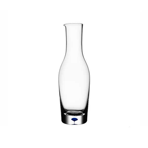 Orrefors Of Sweden I Intermezzo Blue Decanter